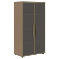 VMCS 80.2 (Кобра) Шкаф со стеклянными дверьми в металлической раме