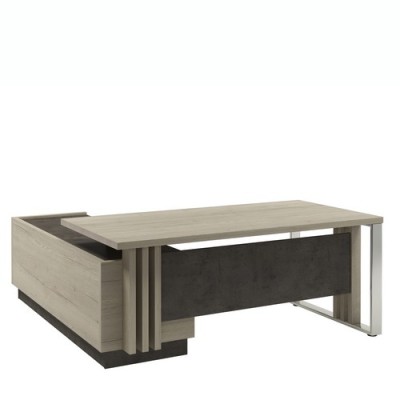 Z-418пр.0000 Стол руководителя с опорной тумбой и
металлической опорой