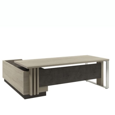 Z-422пр.0000 Стол руководителя с опорной тумбой и
металлической опорой