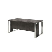 Вестар Z-318 (Сосна пасадена/Бетон чикаго) Стол руководителя прямой на металлических опорах