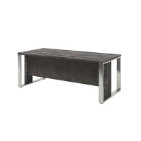 Вестар Z-320 (Сосна пасадена/Бетон чикаго) Стол руководителя прямой на металлических опорах