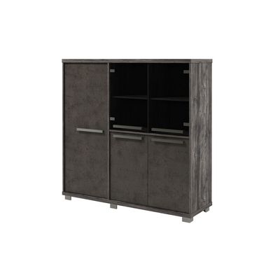 Вестар Z-33-01л (Сосна пасадена/Бетон чикаго) Шкаф трехсекционный