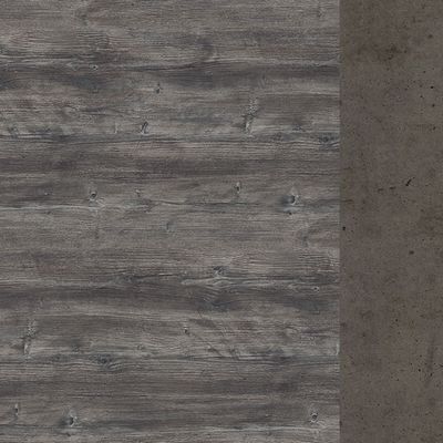 Вестар Z-222л.0000 (Сосна пасадена/Бетон чикаго) Стол руководителя на ЛДСП опорах с опорной тумбой