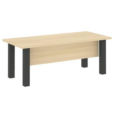 Yalta LT.D-20.1 (Акация лорка/Антрацит) Стол руководителя прямой