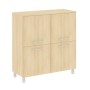 Yalta LT.SD-1.1 (Акация лорка) Шкаф четырехсекционный (4 фасада квадратных ЛДСП)