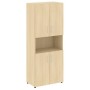 Yalta LT.ST-1.5 (Акация лорка) Шкаф высокий широкий (4 низких фасада ЛДСП)