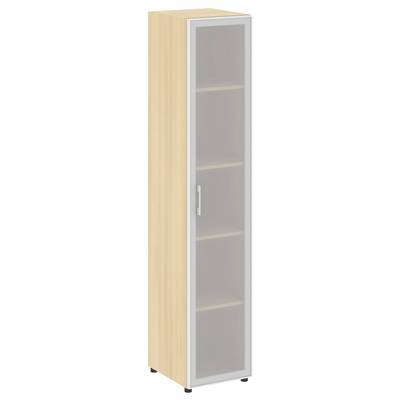 Yalta LT.SU-1.10 R (R) (Акация лорка) Шкаф высокий узкий правый (1 высокий фасад стекло в раме)