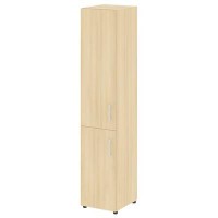 Yalta LT.SU-1.3 (L) (Акация лорка) Шкаф высокий узкий левый (1 низкий фасад ЛДСП + 1 средний фасад ЛДСП)