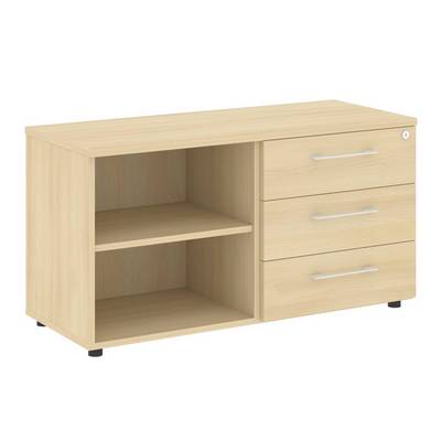 Yalta LT.TS-2 (Акация лорка) Тумба стационарная 3 ящика + открытая секция