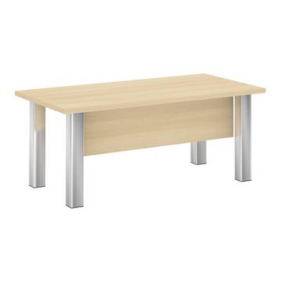 Yalta M-LT.D-18.1 (Акация лорка/Нержавеющая сталь) Стол руководителя прямой