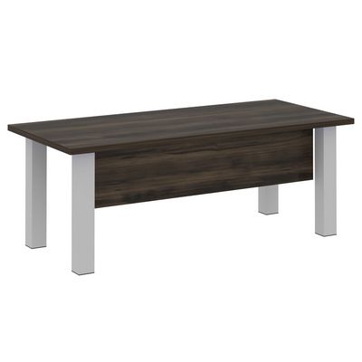 Yalta LT.D-20.1 (Дуб мали/Серый) Стол руководителя прямой