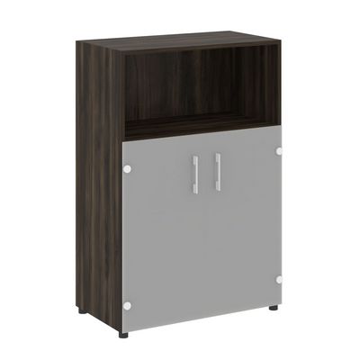 Yalta LT.ST-2.2 (Дуб мали) Шкаф средний широкий (2 низких фасада стекло)