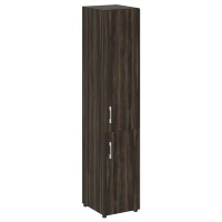 Yalta LT.SU-1.3 (R) (Дуб мали) Шкаф высокий узкий правый (1 низкий фасад ЛДСП + 1 средний фасад ЛДСП)