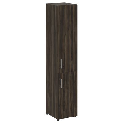 Yalta LT.SU-1.3 (R) (Дуб мали) Шкаф высокий узкий правый (1 низкий фасад ЛДСП + 1 средний фасад ЛДСП)