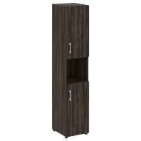 Yalta LT.SU-1.5 (R) (Дуб мали) Шкаф высокий узкий правый (2 низких фасада ЛДСП)