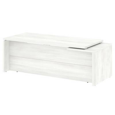 Yalta LT.В-22 L (Снежная патина) Стол руководителя прямой, левый