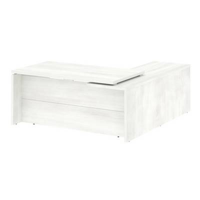 Yalta LT.C-18 L (Снежная патина) Стол руководителя угловой, левый