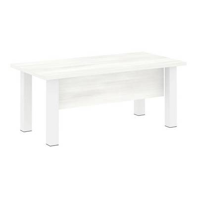 Yalta LT.D-18.1 (Снежная патина/Белый) Стол руководителя прямой