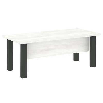 Yalta LT.D-20.1 (Снежная патина/Антрацит) Стол руководителя прямой