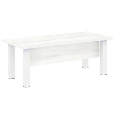 Yalta LT.D-20.1 (Снежная патина/Белый) Стол руководителя прямой