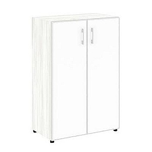 LT.ST-2.4 R white (Снежная патина) Шкаф средний широкий (2 средних фасада стекло лакобель белое в раме)