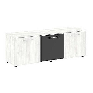 LT.TS-3.4 Black (Снежная патина) Тумба наборная -3 секции (стекло лакобель черное в раме)