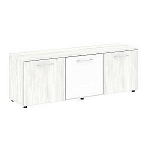 LT.TS-3.4 White (Снежная патина) Тумба наборная -3 секции (стекло лакобель белое в раме)