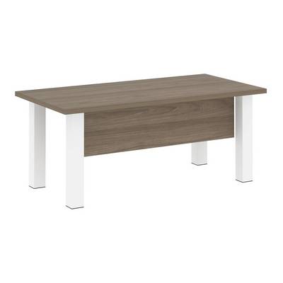 Yalta LT.D-18.1 (Вяз благородный/Белый) Стол руководителя прямой