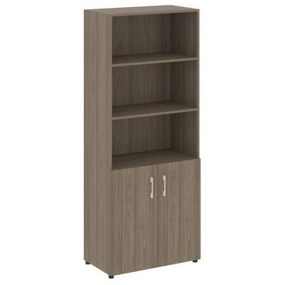 Yalta LT.ST-1.1 (Вяз благородный) Шкаф высокий широкий (2 низких фасада ЛДСП)