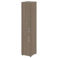 Yalta LT.SU-1.3 (L) (Вяз благородный) Шкаф высокий узкий левый (1 низкий фасад ЛДСП + 1 средний фасад ЛДСП)