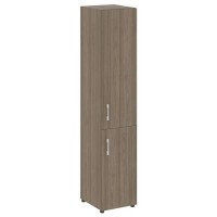 Yalta LT.SU-1.3 (R) (Вяз благородный) Шкаф высокий узкий правый (1 низкий фасад ЛДСП + 1 средний фасад ЛДСП)