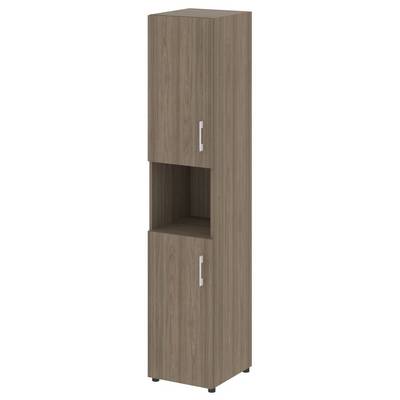 Yalta LT.SU-1.5 (L) (Вяз благородный) Шкаф высокий узкий левый (2 низких фасада ЛДСП)