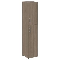 Yalta LT.SU-1.8 (R) (Вяз благородный) Шкаф высокий узкий правый (1 средний фасад ЛДСП + 1 низкий фасад ЛДСП)