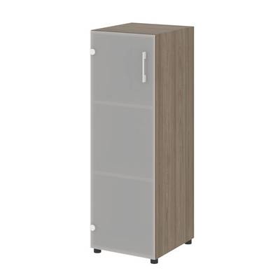 Yalta LT.SU-2.4 (L) (Вяз благородный) Шкаф средний узкий левый (1 средний фасад стекло)