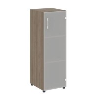 Yalta LT.SU-2.4 (R) (Вяз благородный) Шкаф средний узкий правый (1 средний фасад стекло)