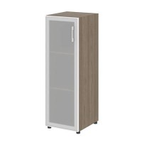 Yalta LT.SU-2.4 R (L) (Вяз благородный) Шкаф средний узкий левый (1 средний фасад стекло в раме)