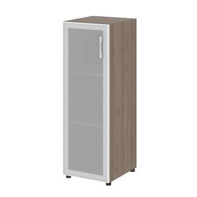 Yalta LT.SU-2.4 R (L) (Вяз благородный) Шкаф средний узкий левый (1 средний фасад стекло в раме)