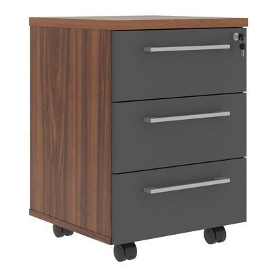 Zenn AMC-3D.А (Орех даллас/Антрацит) Тумба мобильная