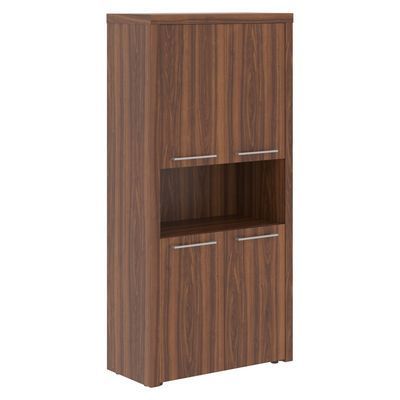 Zenn ZHC 85.4 (Орех даллас) Шкаф с 2-мя комплектами глухих малых дверей и топом