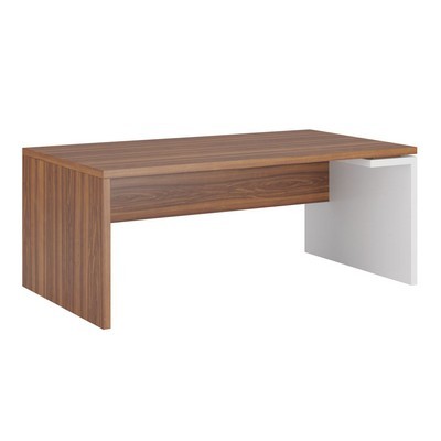Zion ZIO28510131 (орех/белый) Стол рабочий правый
