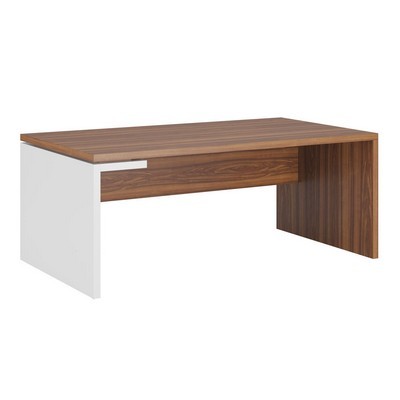 Zion ZIO28510231 (орех/белый) Стол рабочий левый