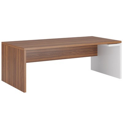 Zion ZIO28510531 (орех/белый) Стол рабочий правый