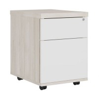 Zion ZIO28530212 (светлый дуб/белый) Тумба файловая