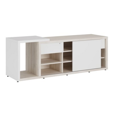 Zion ZIO28541112 (светлый дуб/белый) Креденция тип 1, правая