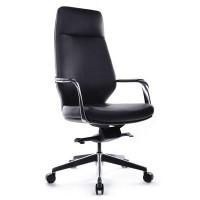 RV Design Alonzo А1711 (Черная кожа) Кресло руководителя