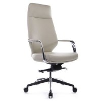 RV Design Alonzo А1711 (Светло-серая кожа) Кресло руководителя