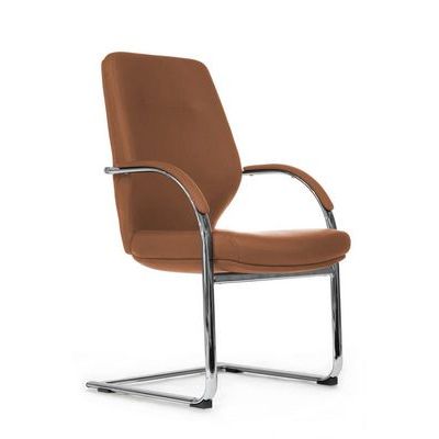 RV Design Alonzo-CF С1711 (Светло-коричневая кожа) Конференц-кресло