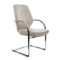 RV Design Alonzo-CF С1711 (Светло-серая кожа) Конференц-кресло