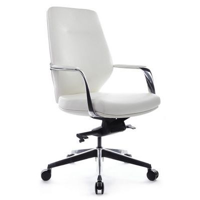 RV Design Alonzo-M В1711 (Белая кожа) Кресло руководителя