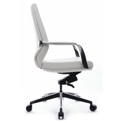 RV Design Alonzo-M В1711 (Белая кожа) Кресло руководителя